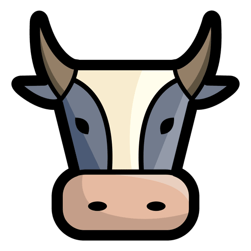 Vector Bull Face Transparent PNG Image