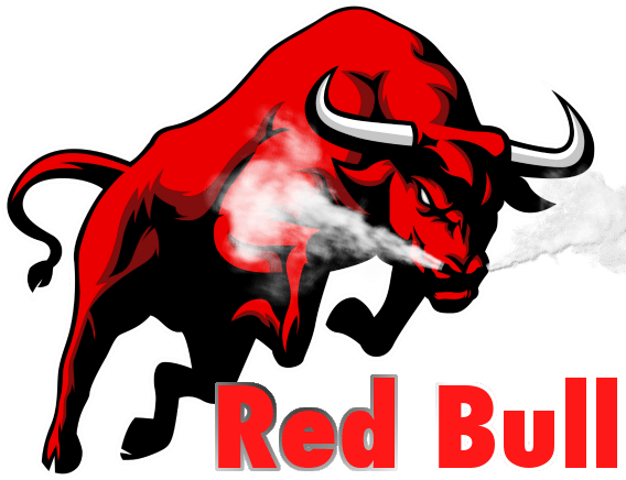 Vector Red Bull Transparent PNG Image