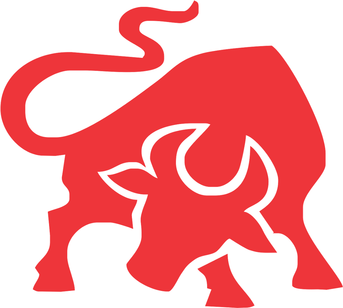 Vector Red Bull Transparent PNG Image