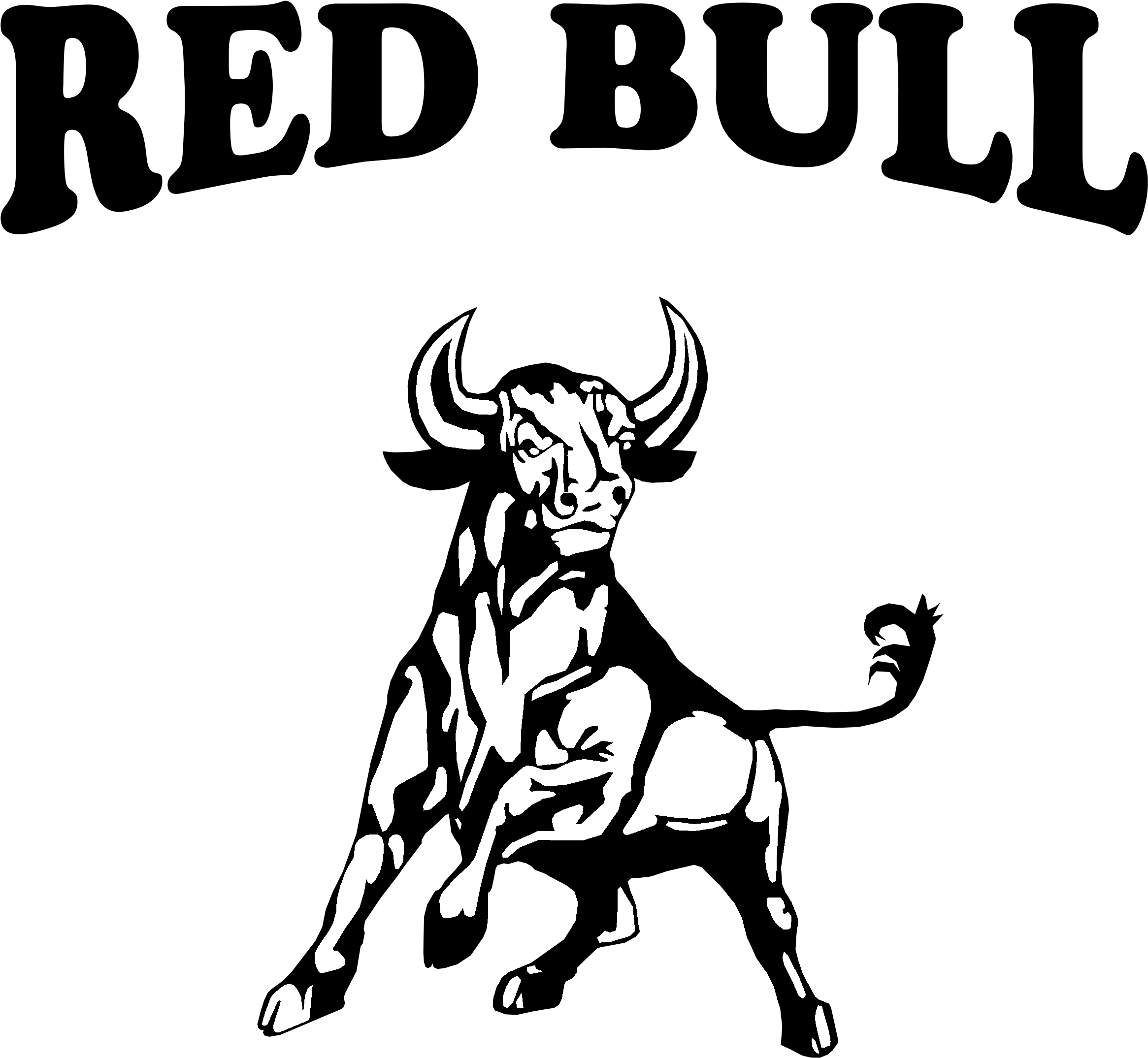 Vector Red Bull File Transparent PNG Image