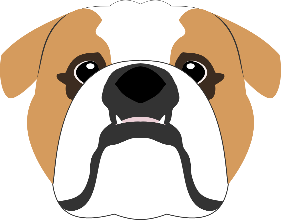 Bulldog Vector File Transparent PNG Image