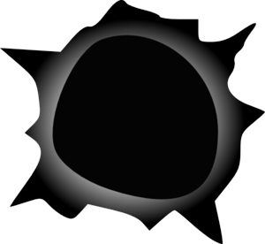 Bullet Shot Hole Transparent PNG Image