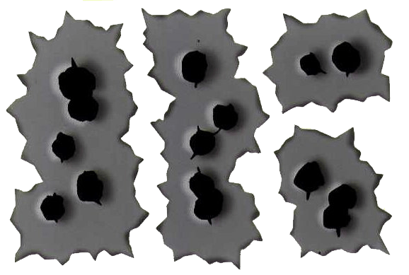Bullet Shot Hole Transparent PNG Image