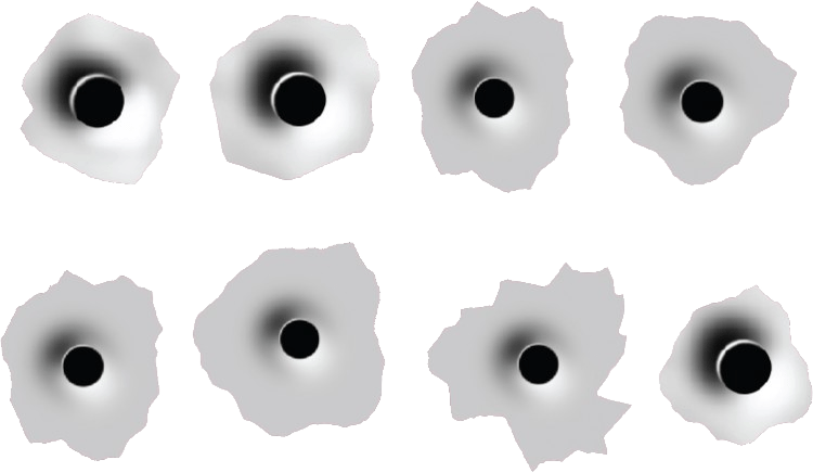 Bullet Shot Hole Transparent PNG Image