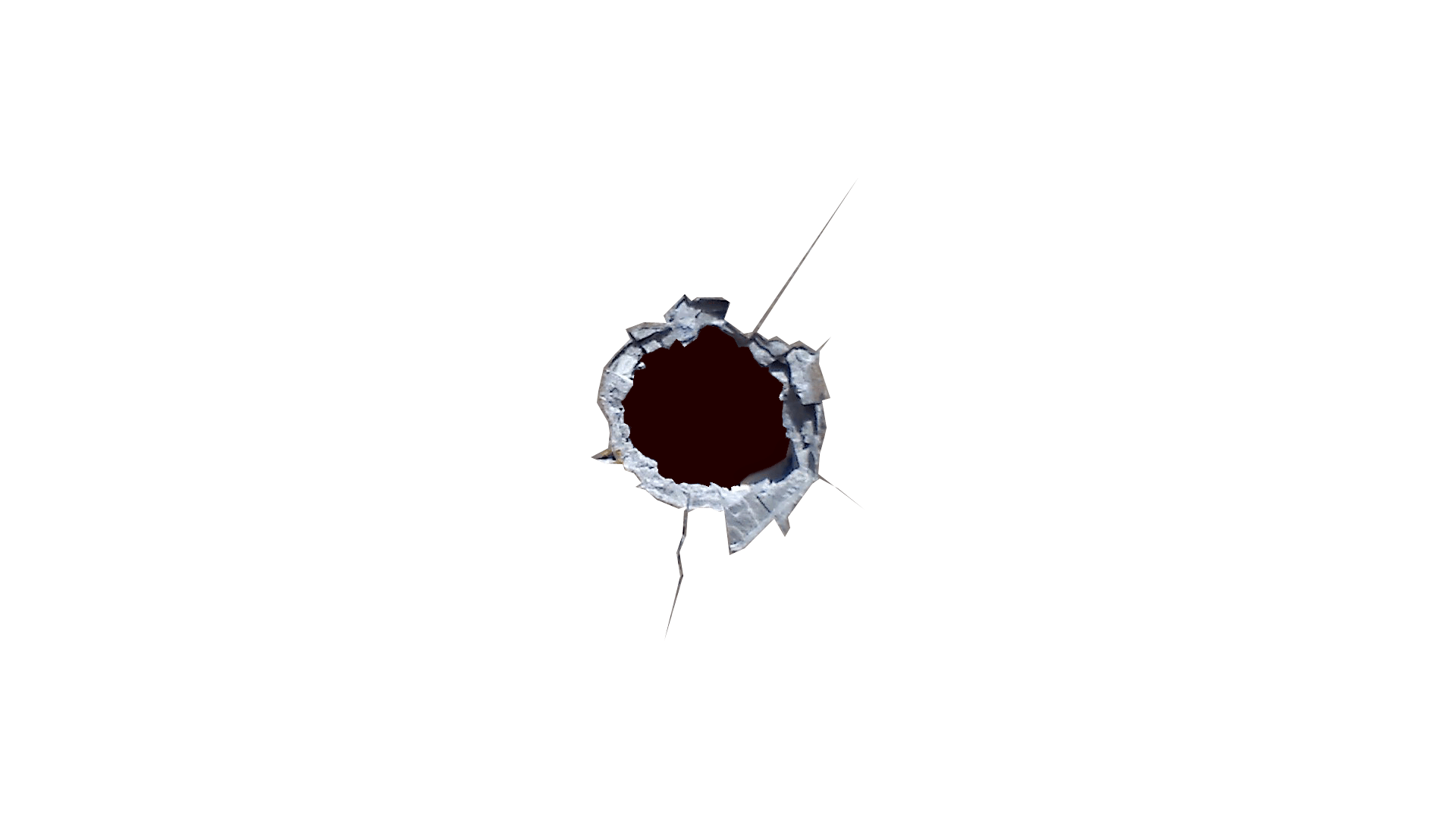 Bullet Shot Hole Transparent PNG Image