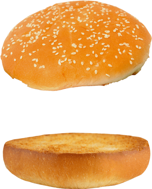 Bun Hamburger Transparent PNG Image