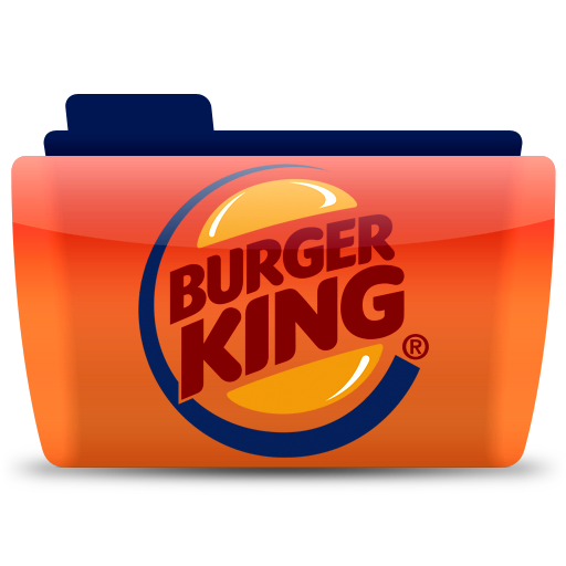 King Logo Burger Transparent PNG Image