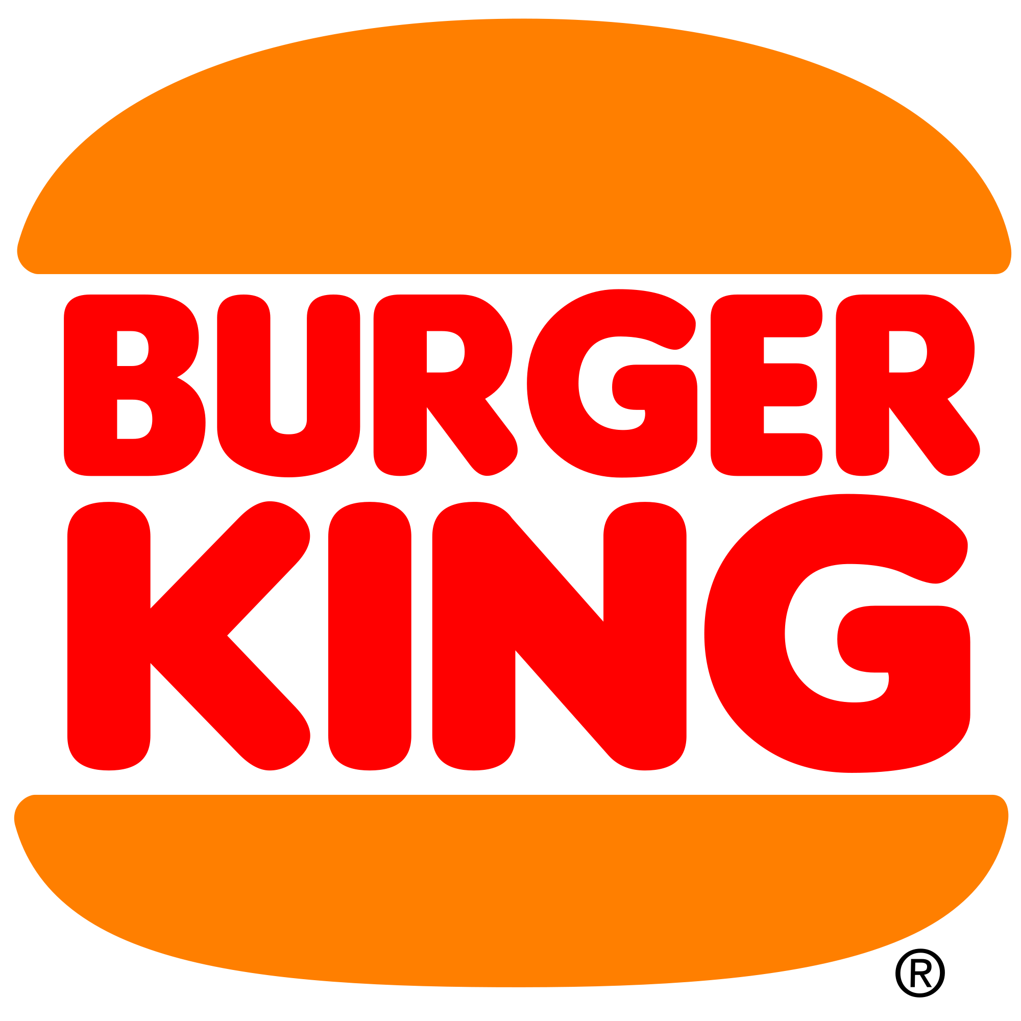 King Logo Burger Transparent PNG Image
