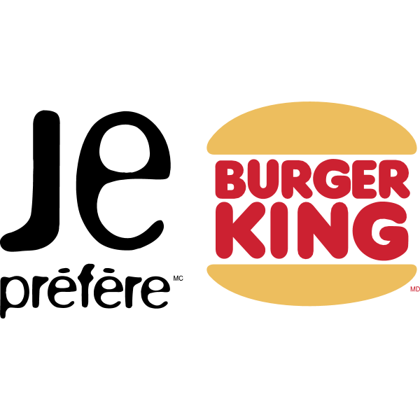 King Logo Burger Transparent PNG Image