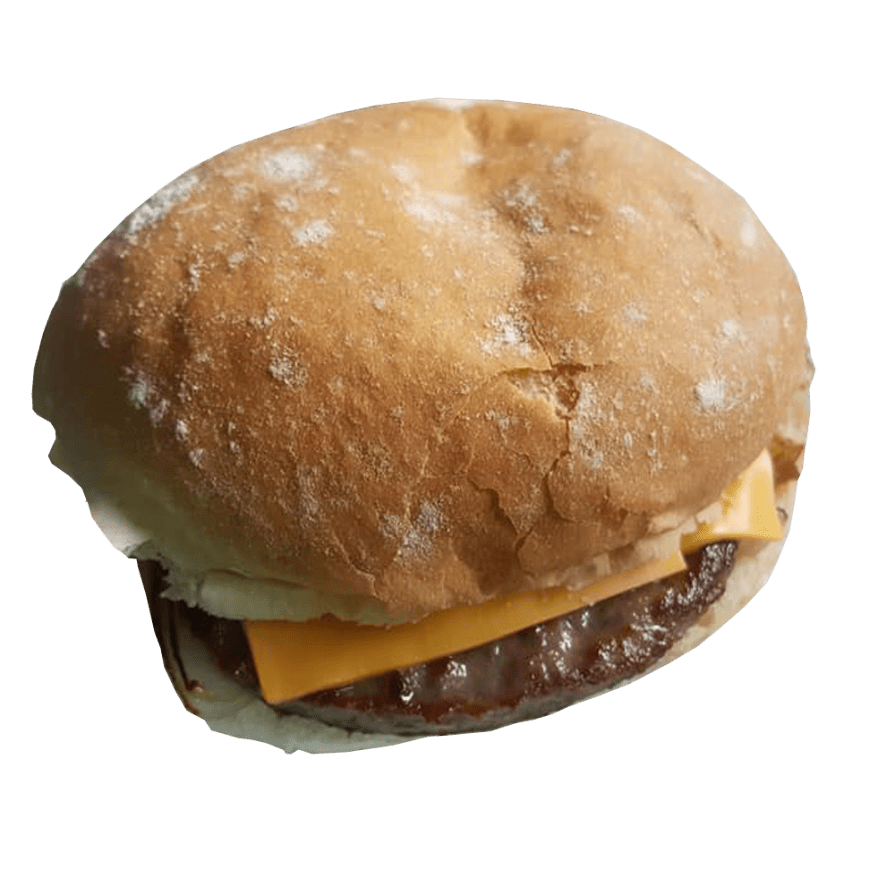 Cheese Bacon Burger Transparent PNG Image