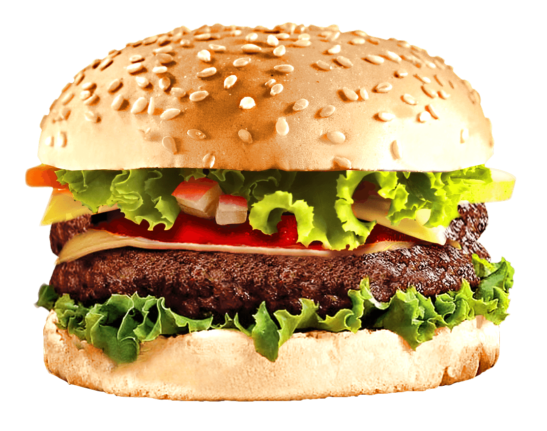 Hamburger Burger Transparent PNG Image