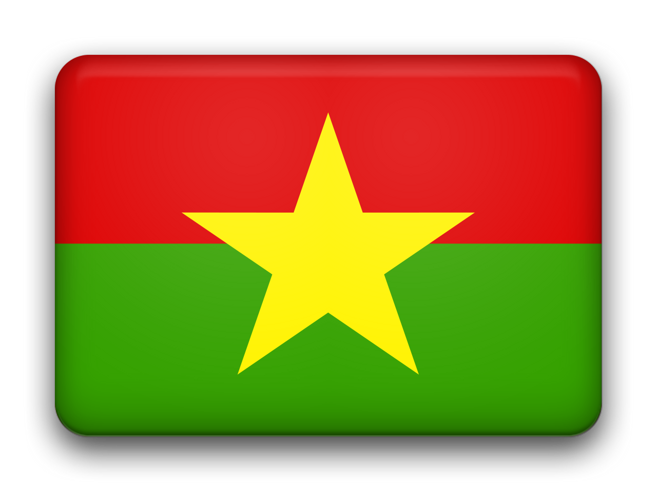 Burkina Faso Flag Transparent PNG Image