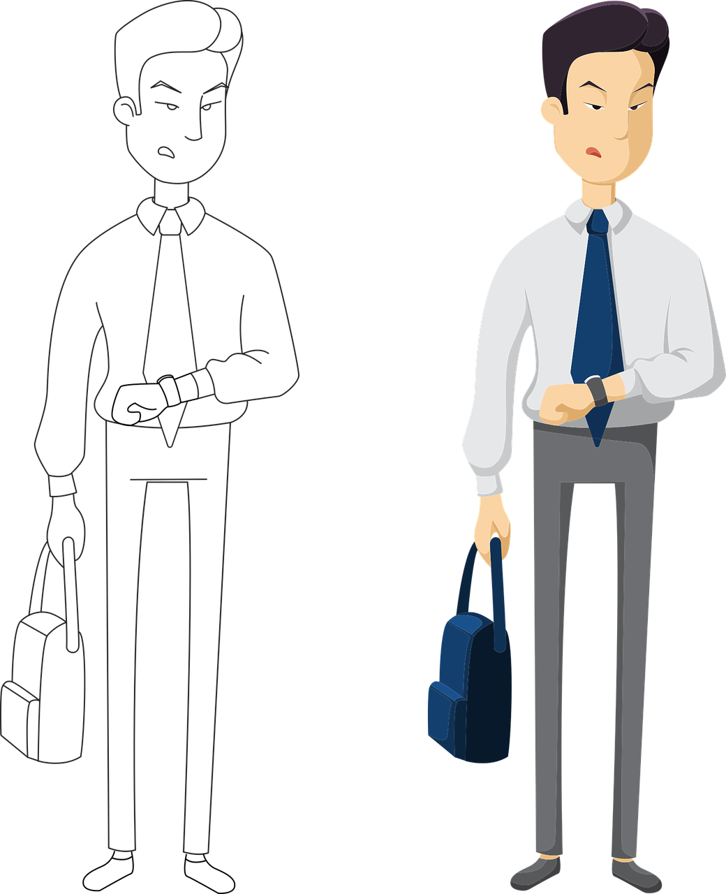 See Businessperson Workers Time Transparent PNG Image