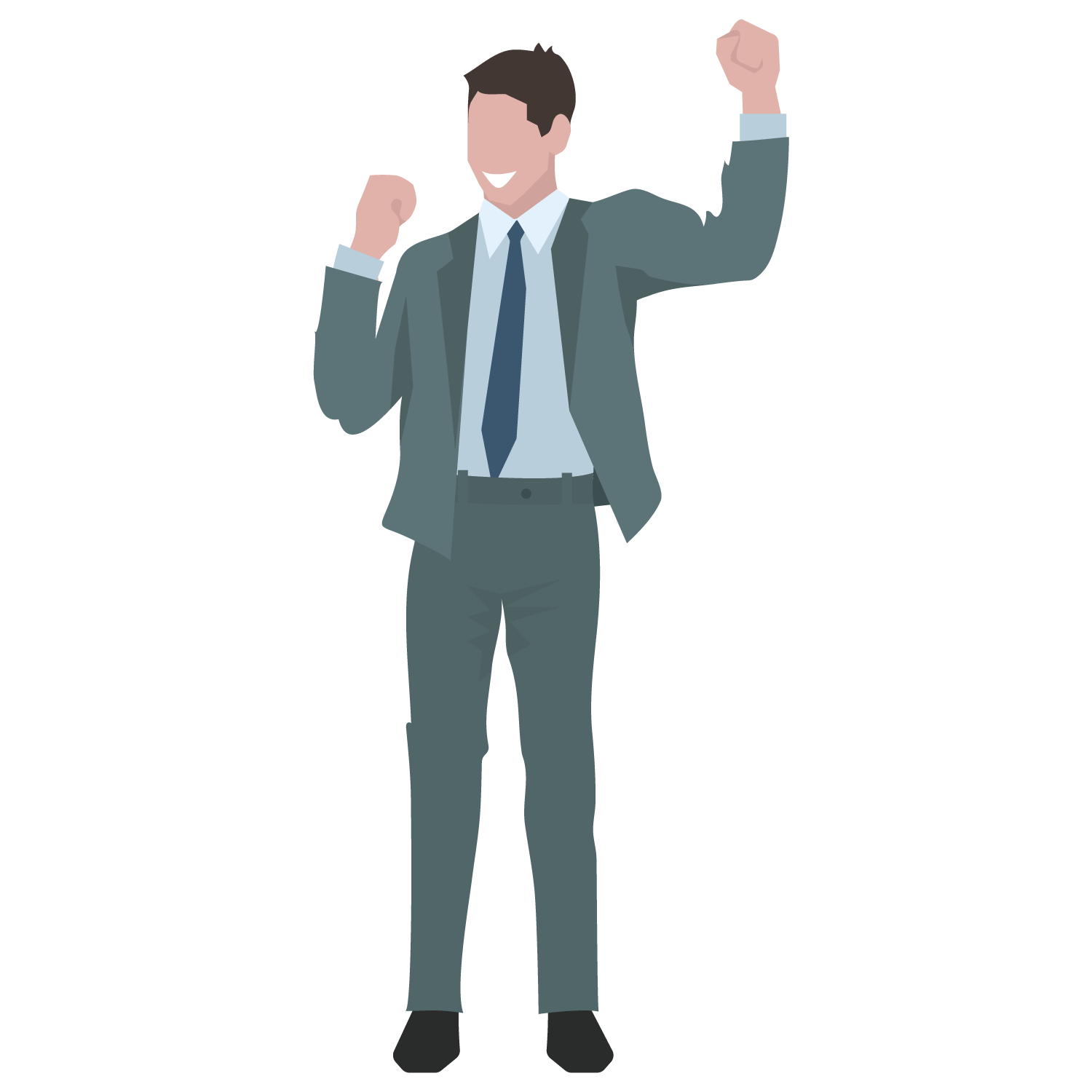Standing Businessperson Gentleman Business Suit Transparent PNG Image