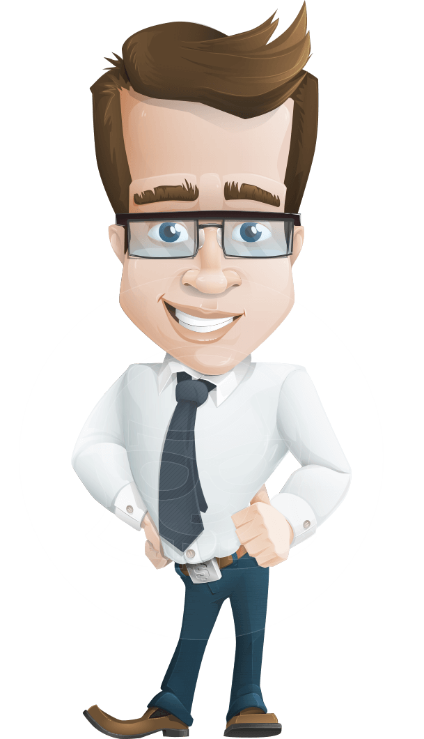 Businessman Animated Transparent PNG Image