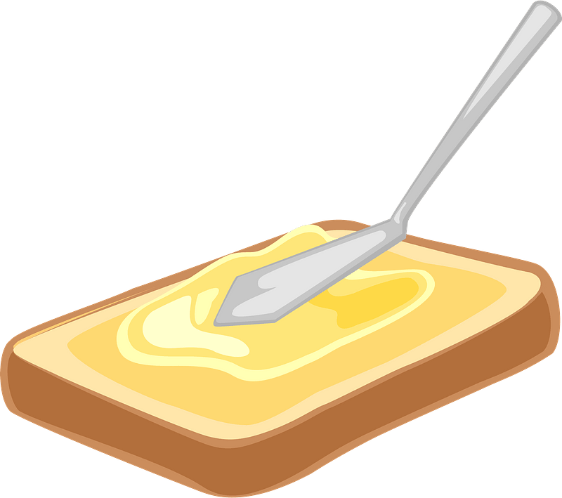 Butter Vector Transparent PNG Image
