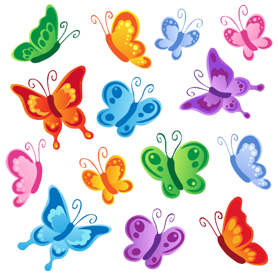 Butterflies Vector Transparent PNG Image