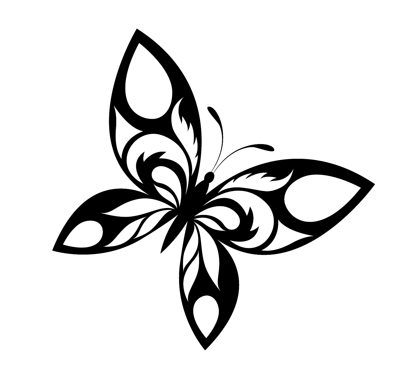 Butterfly Tattoo Designs Transparent PNG Image
