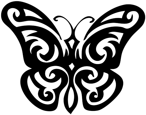 Butterfly Tattoo Designs Transparent PNG Image
