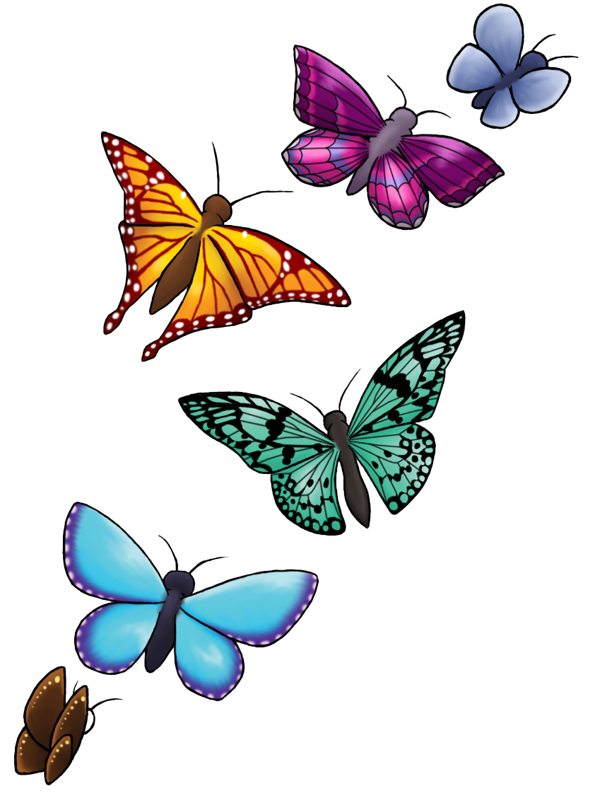 Butterfly Tattoo Designs Transparent PNG Image