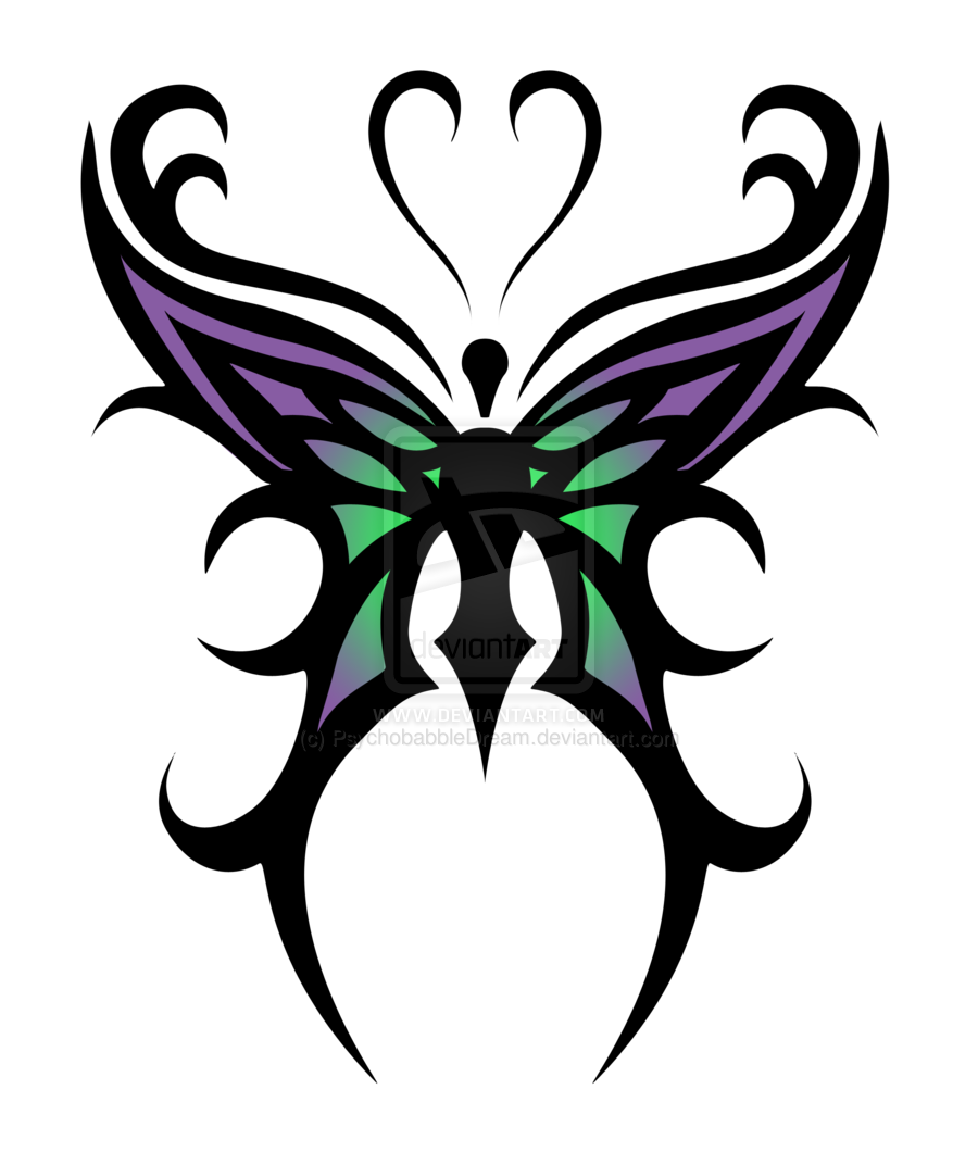 Butterfly Tattoo Designs Transparent PNG Image
