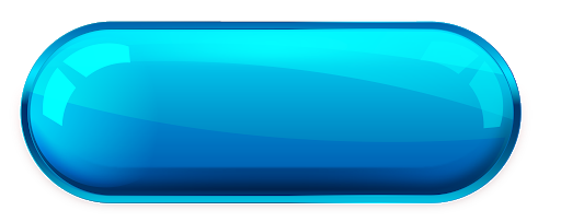 Blue Button Glossy Transparent PNG Image