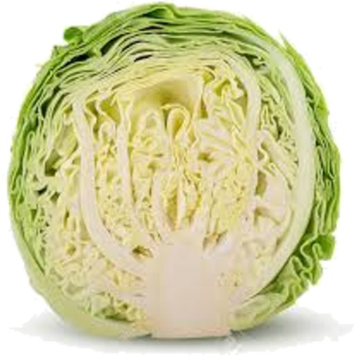 Fresh Cabbage Half Transparent PNG Image