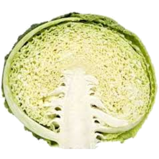 Cabbage Green Half Transparent PNG Image