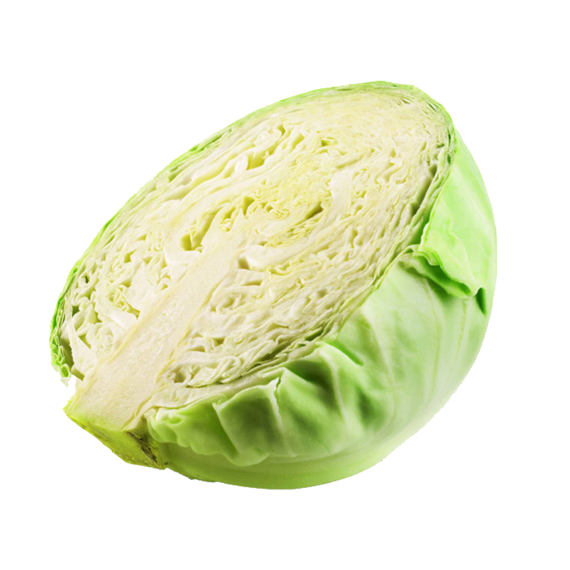 Cabbage Green Half Transparent PNG Image