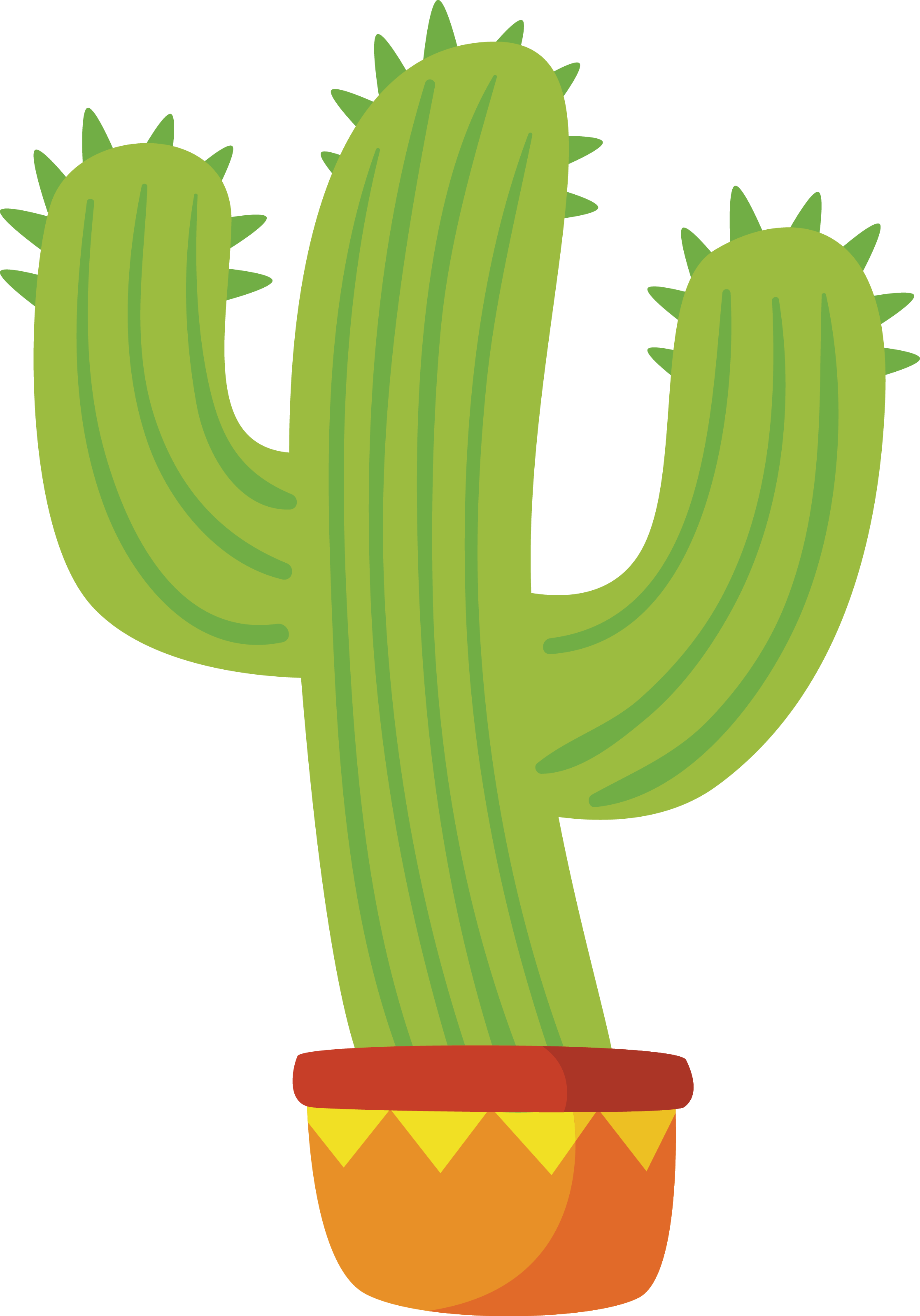 Tropical Plant Cactus Vector Transparent PNG Image