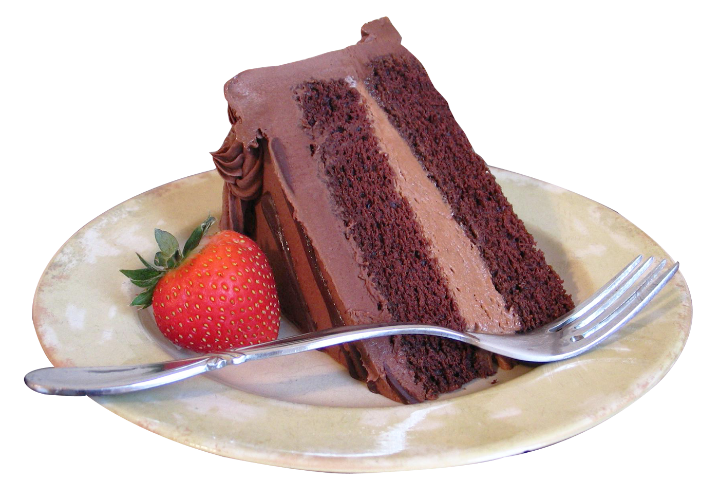 Cake Piece Chocolate Transparent PNG Image