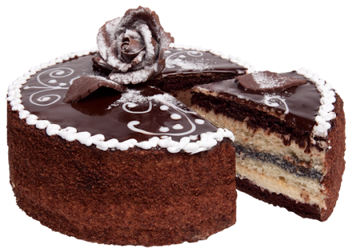 Cake Piece Chocolate Transparent PNG Image