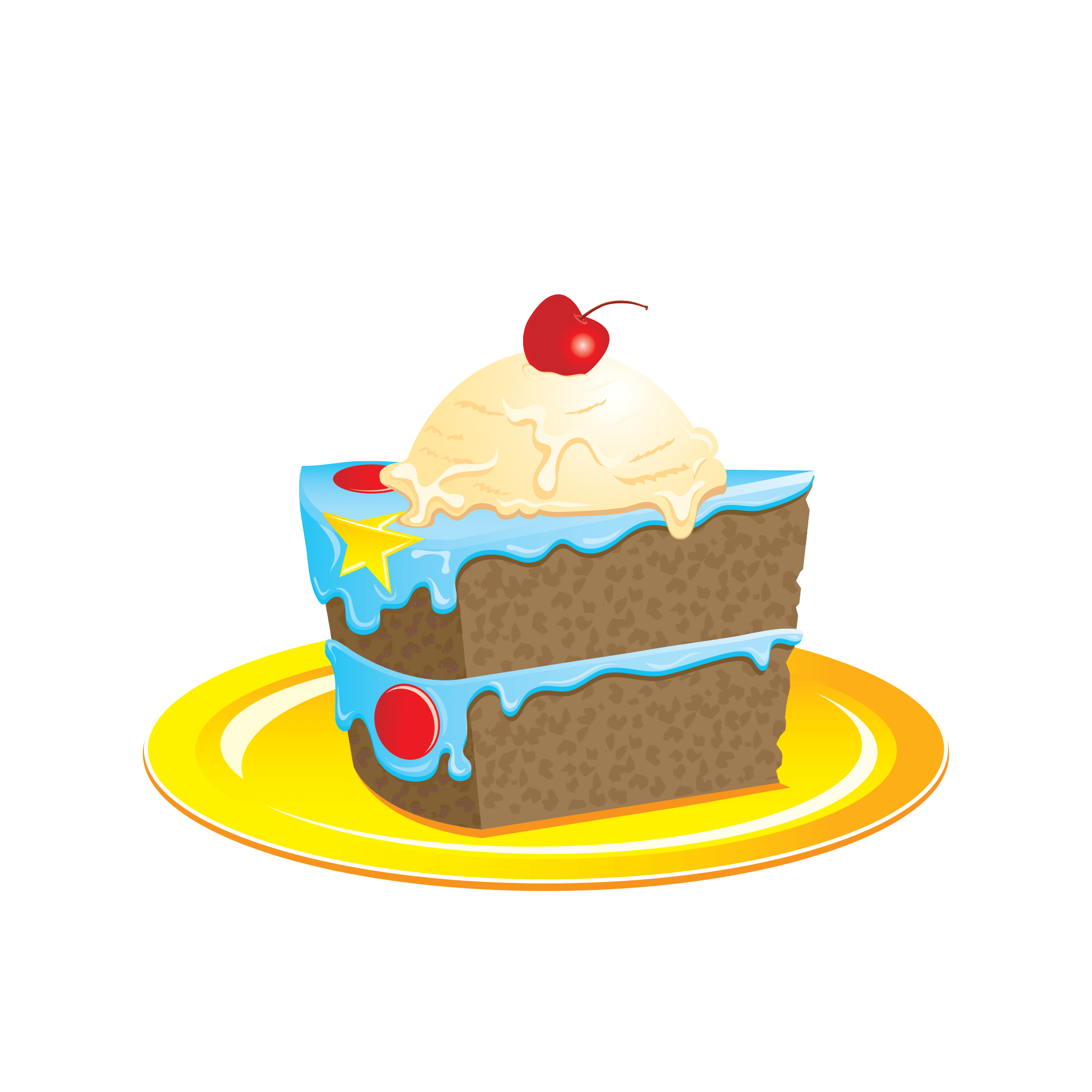 Cake Piece Mousse Transparent PNG Image