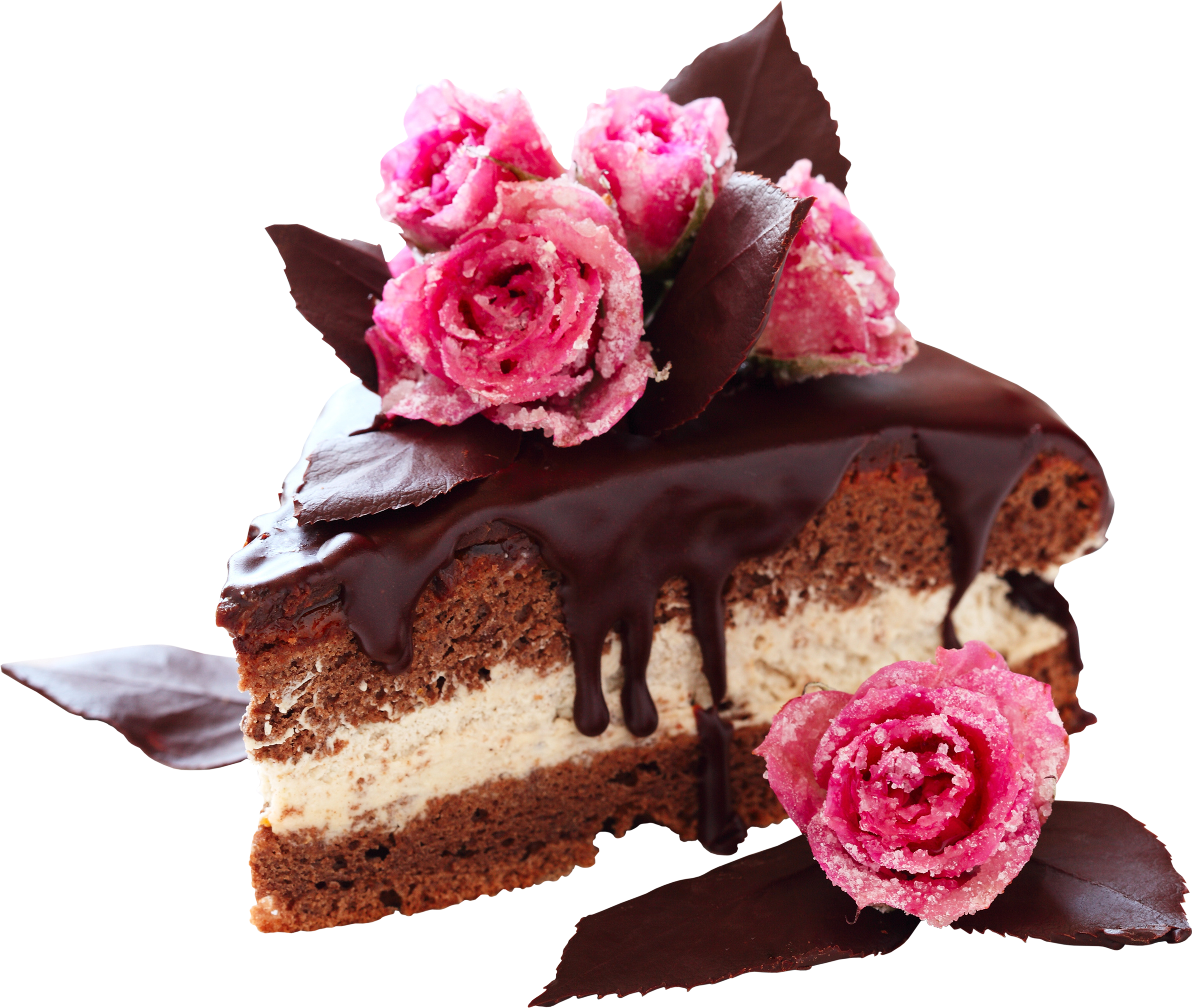 Cake Piece Mousse Transparent PNG Image