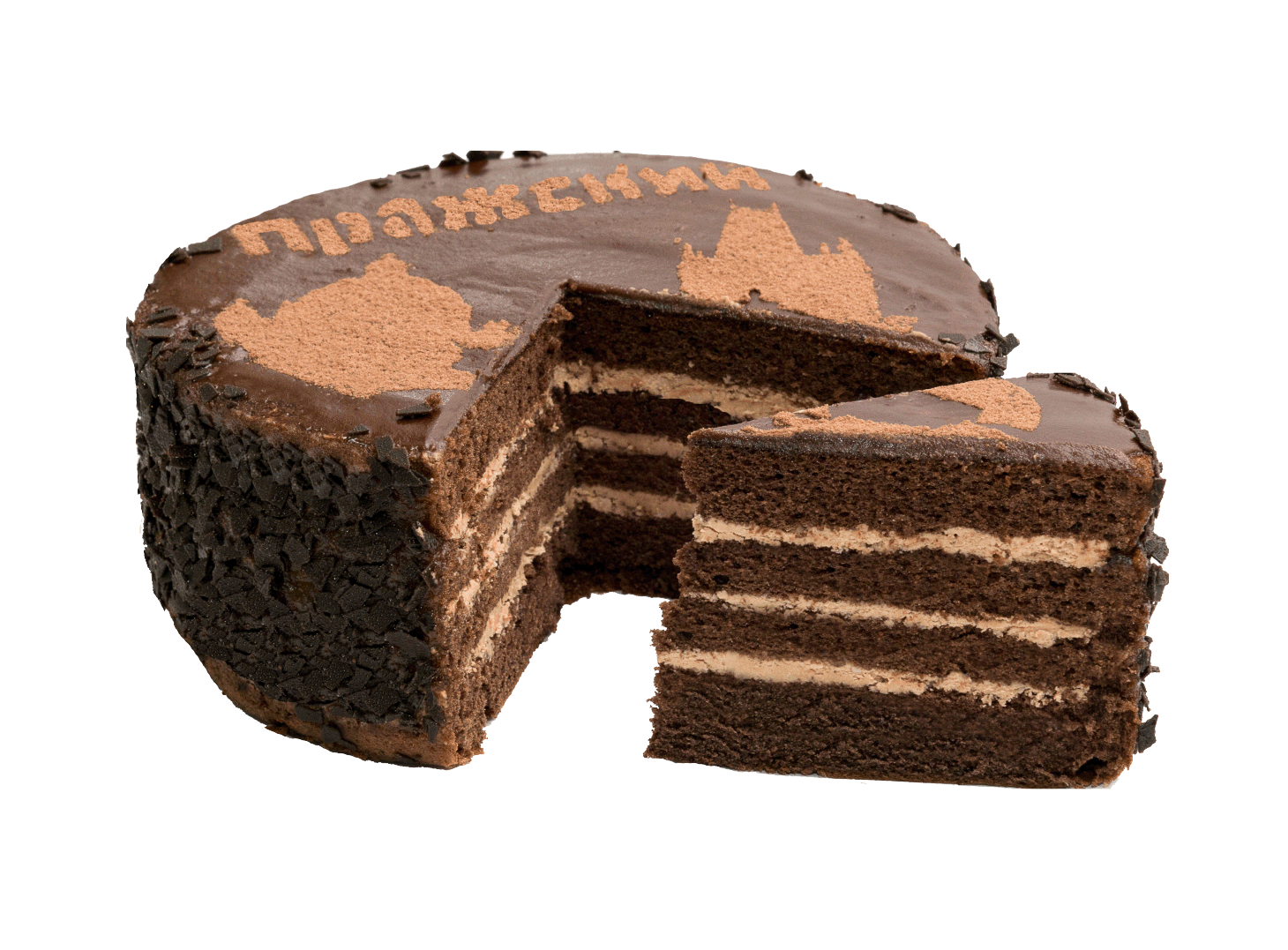 Dark Cake Chocolate Transparent PNG Image
