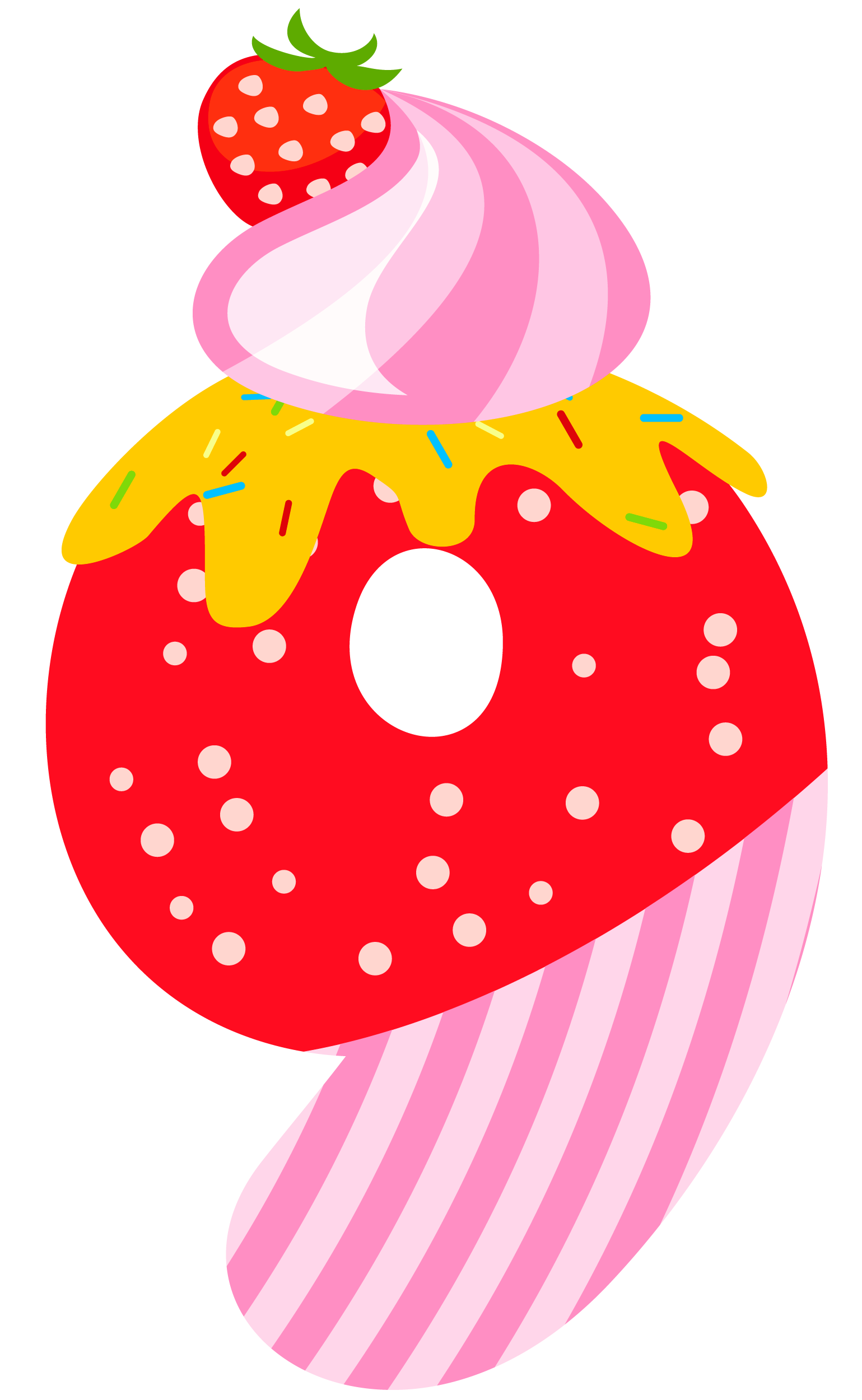 Sweet Nine Numbers Number Transparent PNG Image