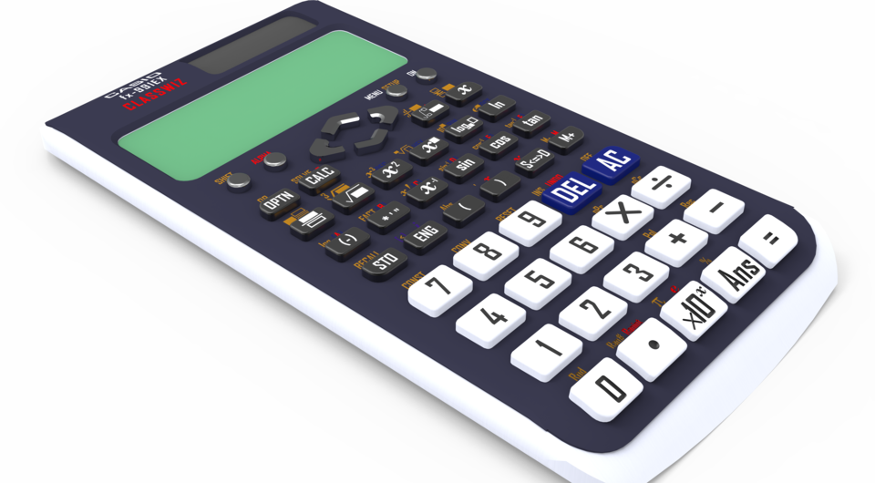 Casio Scientific Calculator Transparent PNG Image