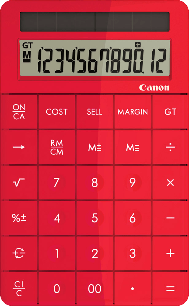 Red Calculator Transparent PNG Image