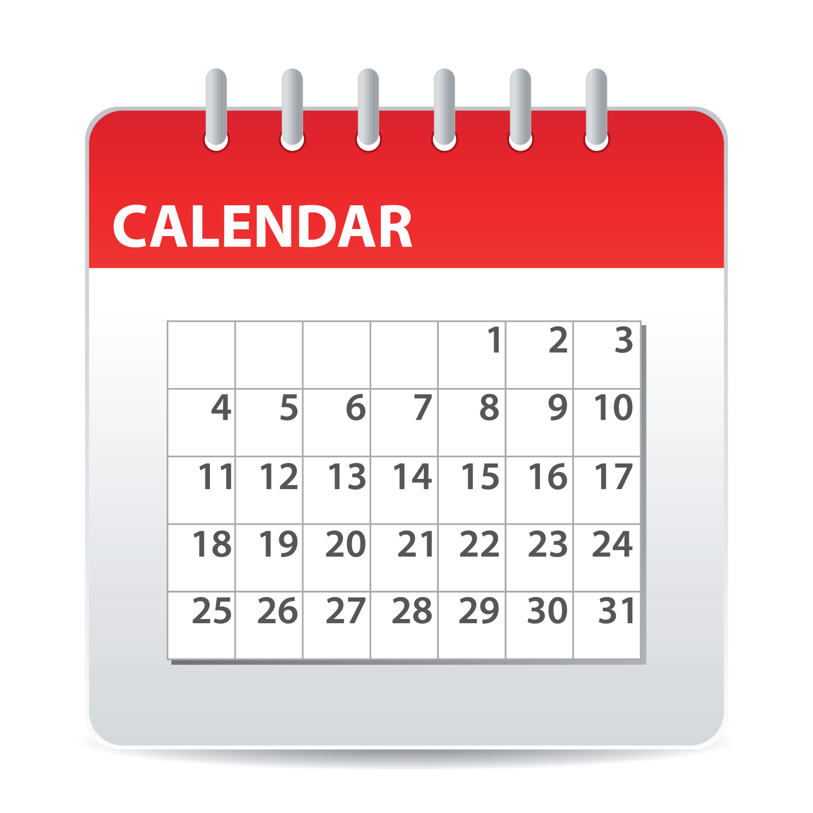 Calendar Transparent PNG Image