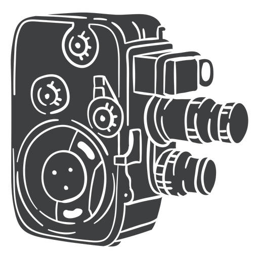 Camera Silhouette Film Transparent PNG Image