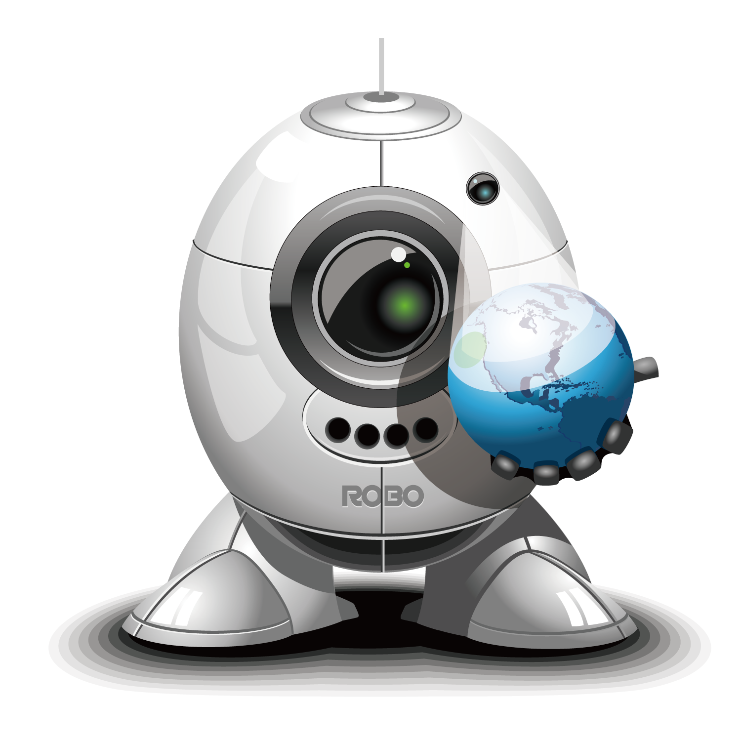 Graphics Computer Robot Icon 3D Transparent PNG Image
