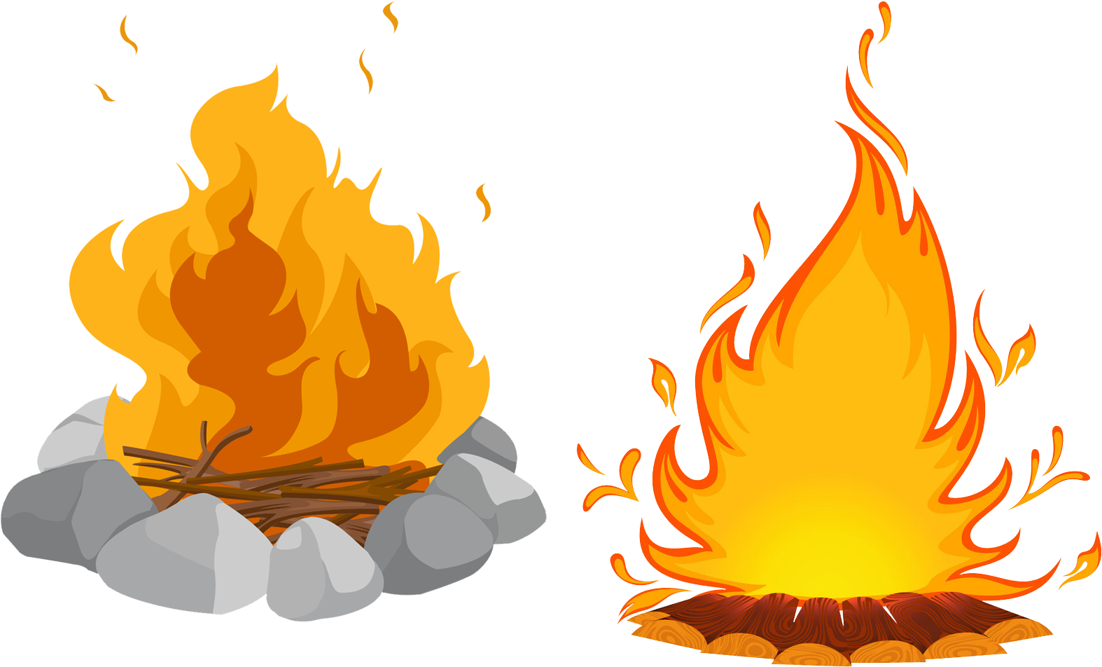 Vector Campfire Bonfire Transparent PNG Image
