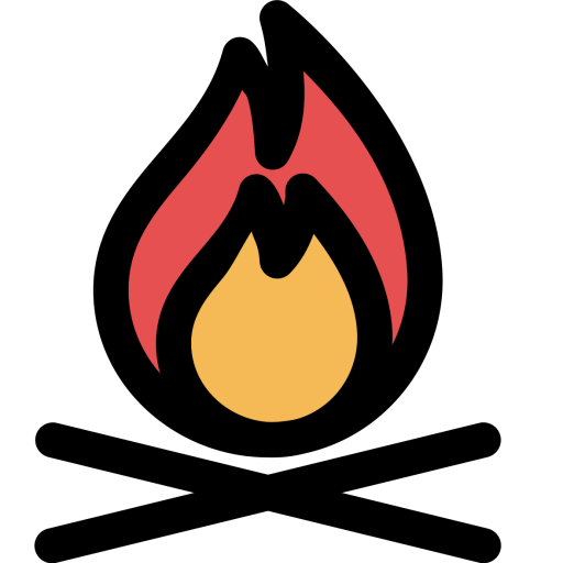 Vector Campfire Transparent PNG Image