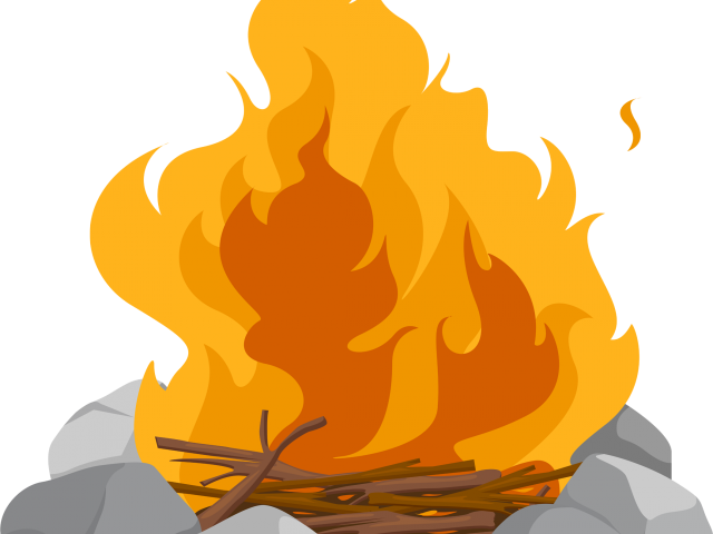 Vector Campfire Flame Transparent PNG Image
