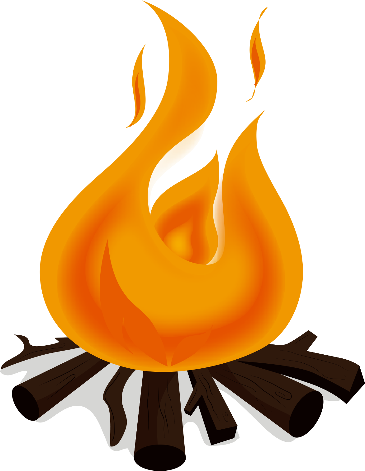 Vector Wood Campfire Transparent PNG Image