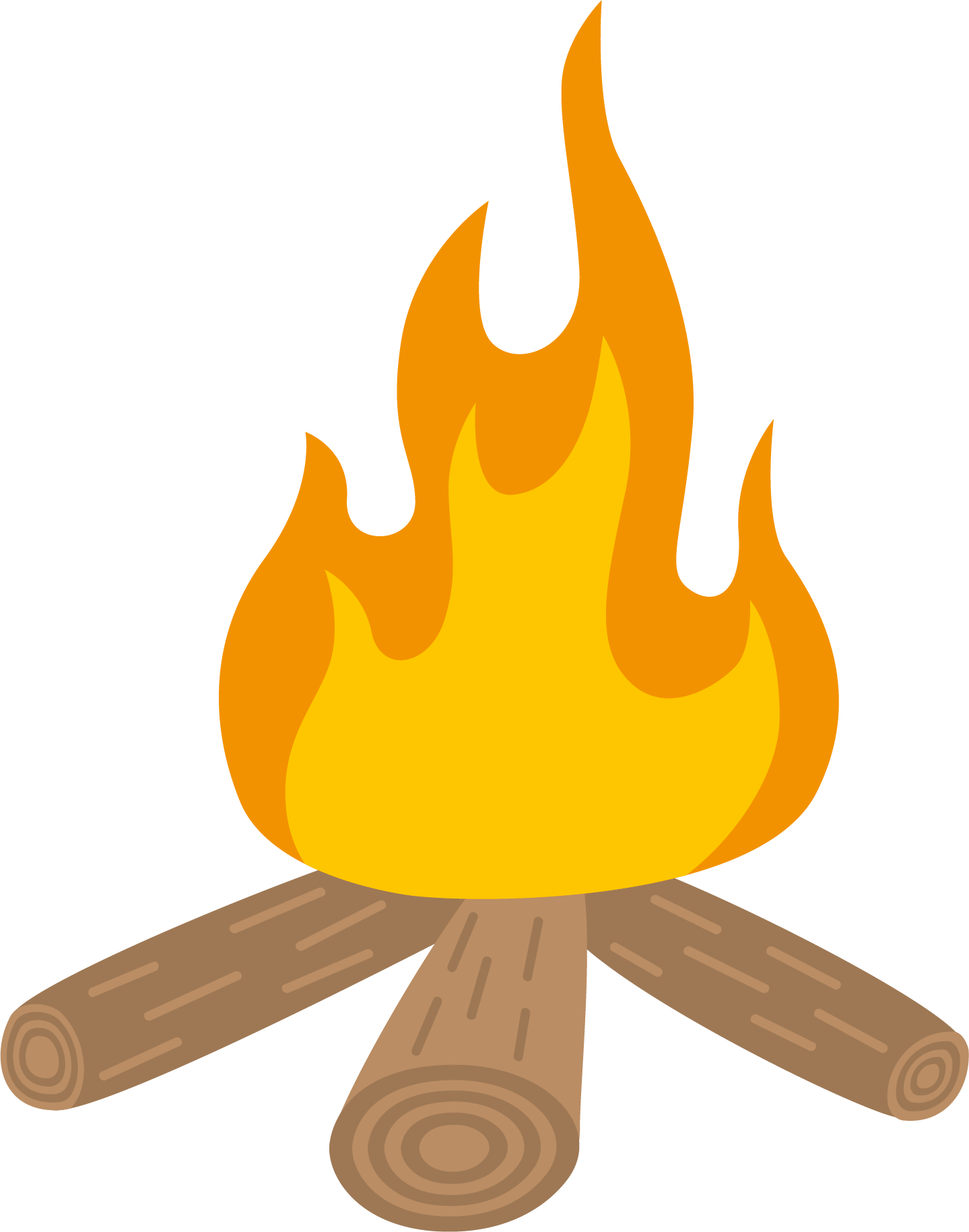 Vector Wood Campfire Transparent PNG Image