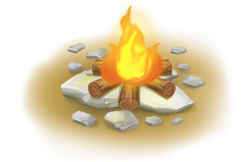 Campfire Background Transparent PNG Image