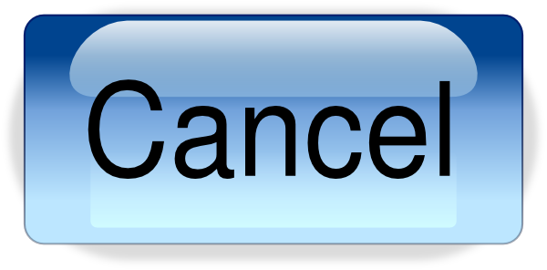 Cancel Button Transparent PNG Image