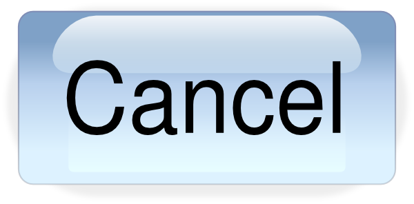 Cancel Button Transparent PNG Image