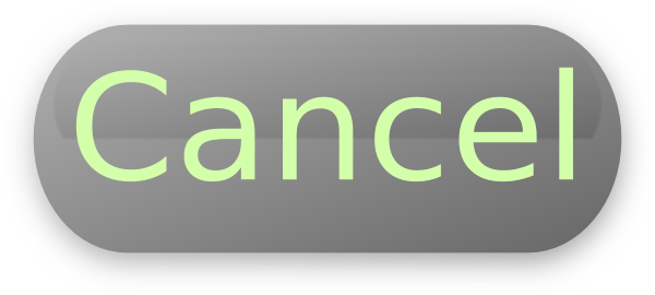 Cancel Button Transparent PNG Image